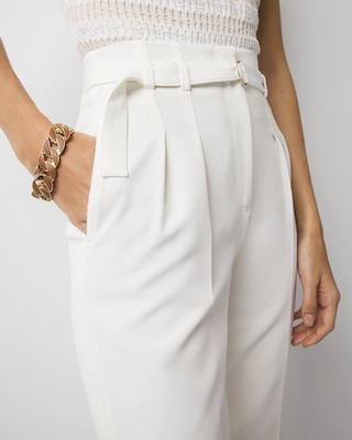 High-Rise Belted Tapered Ankle Pant | White House Black Market High-Rise Belted Tapered Ankle Pant | White House Black Market